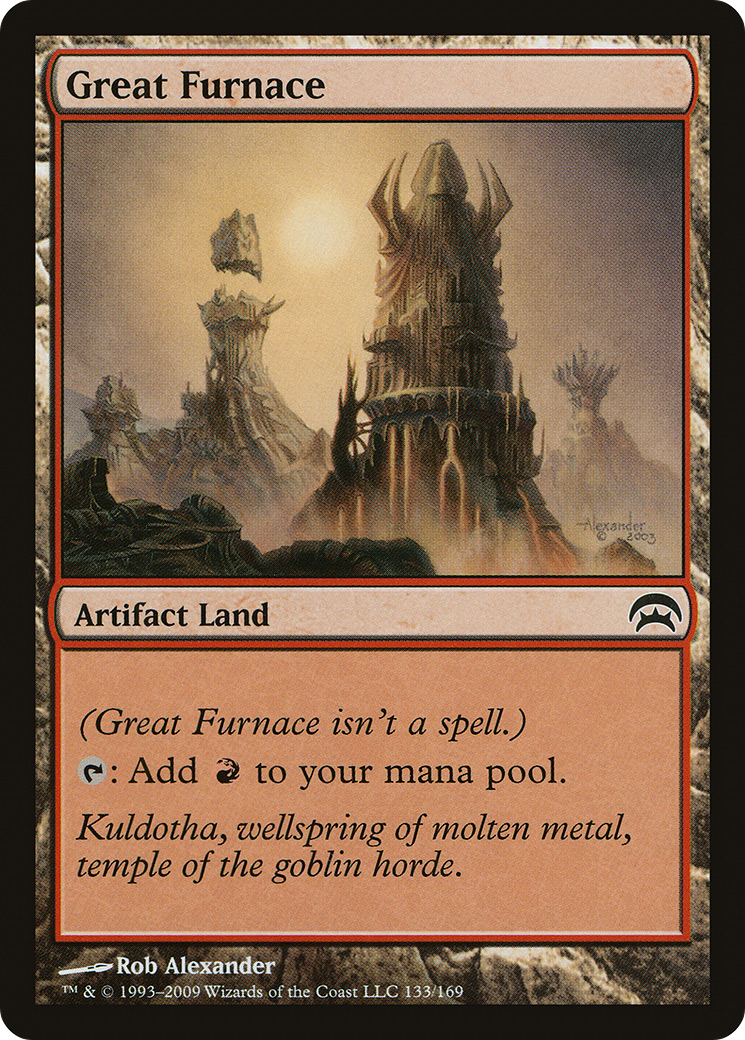 Great Furnace (HOP-133) - Planechase - Premium MTG Single from Wizards of the Coast - Just $1.20! Shop now at Game Crave Tournament Store