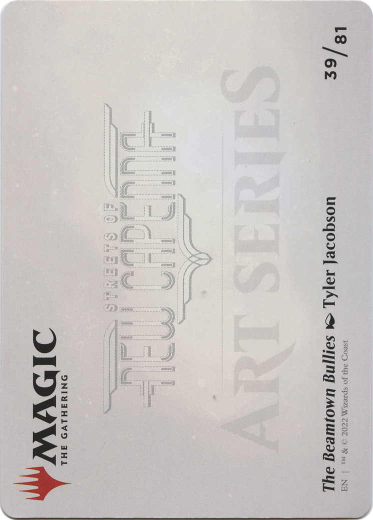 The Beamtown Bullies // The Beamtown Bullies (ASNC-039) - New Capenna Art Series (Borderless) Foil - Premium MTG Single from Wizards of the Coast - Just $0! Shop now at Game Crave Tournament Store