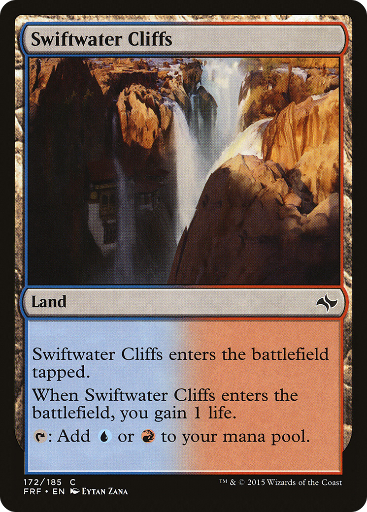 Swiftwater Cliffs (FRF-172) - Fate Reforged Foil - Premium MTG Single from Wizards of the Coast - Just $0.25! Shop now at Game Crave Tournament Store