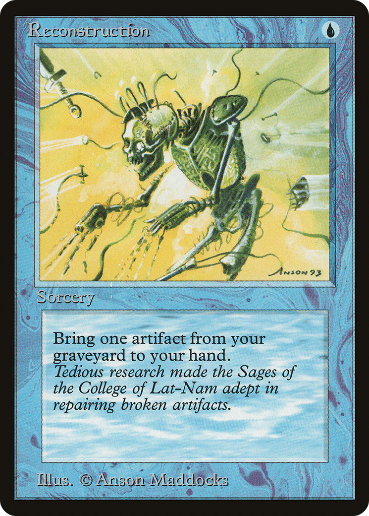 Reconstruction (ATQ-012) - Antiquities - Premium MTG Single from Wizards of the Coast - Just $0.31! Shop now at Game Crave Tournament Store