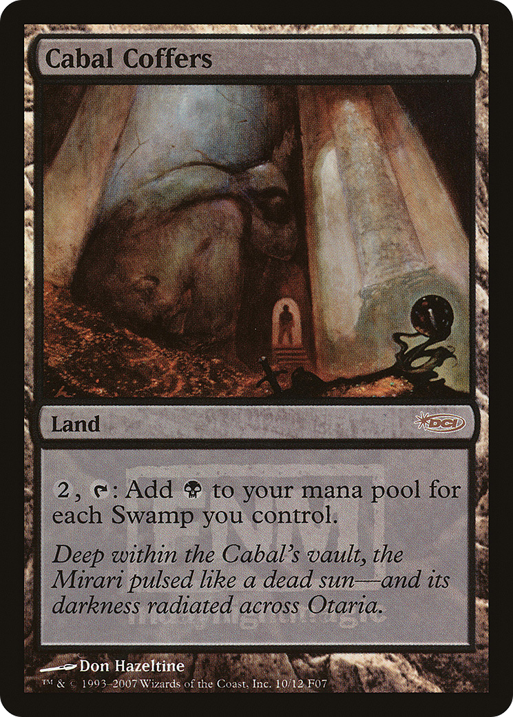 Cabal Coffers (F07-010) - Friday Night Magic 2007 Foil - Premium MTG Single from Wizards of the Coast - Just $8.19! Shop now at Game Crave Tournament Store