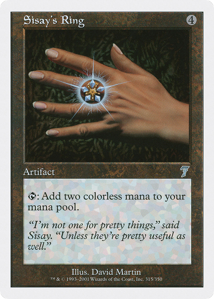 Sisay's Ring (7ED-315) - Seventh Edition - Premium MTG Single from Wizards of the Coast - Just $0.46! Shop now at Game Crave Tournament Store