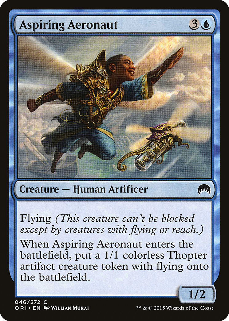 Aspiring Aeronaut (ORI-046) - Magic Origins - Premium MTG Single from Wizards of the Coast - Just $0.08! Shop now at Game Crave Tournament Store
