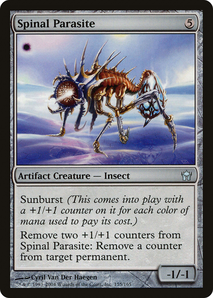 Spinal Parasite (5DN-155) - Fifth Dawn - Premium MTG Single from Wizards of the Coast - Just $0.08! Shop now at Game Crave Tournament Store
