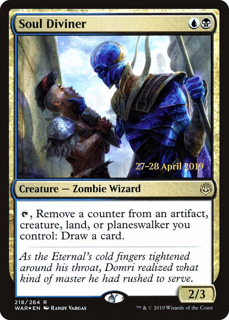 Soul Diviner (PWAR-218S) - War of the Spark Promos Foil - Premium MTG Single from Wizards of the Coast - Just $0.38! Shop now at Game Crave Tournament Store