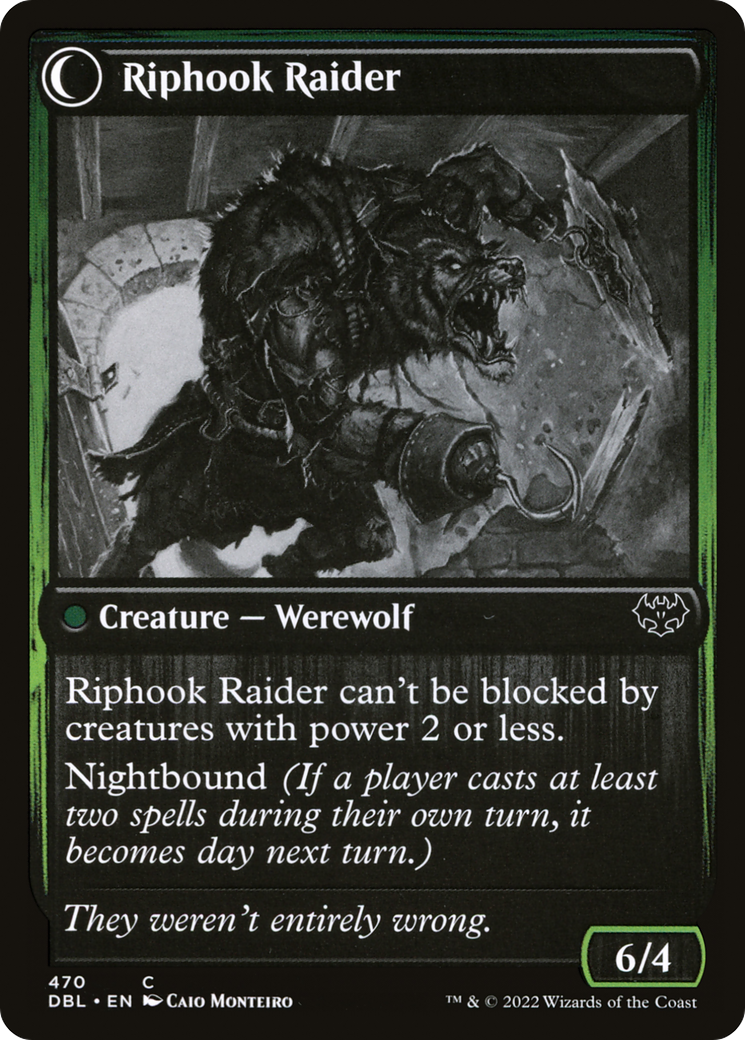 Hookhand Mariner // Riphook Raider (DBL-470) - Innistrad: Double Feature: (Double Faced Transform) - Premium MTG Single from Wizards of the Coast - Just $0.08! Shop now at Game Crave Tournament Store