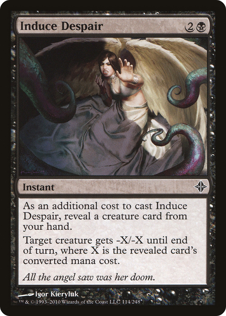 Induce Despair (ROE-114) - Rise of the Eldrazi Foil - Premium MTG Single from Wizards of the Coast - Just $0.26! Shop now at Game Crave Tournament Store