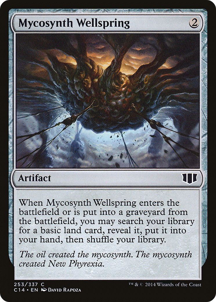 Mycosynth Wellspring (C14-253) - Commander 2014 - Premium MTG Single from Wizards of the Coast - Just $0.08! Shop now at Game Crave Tournament Store