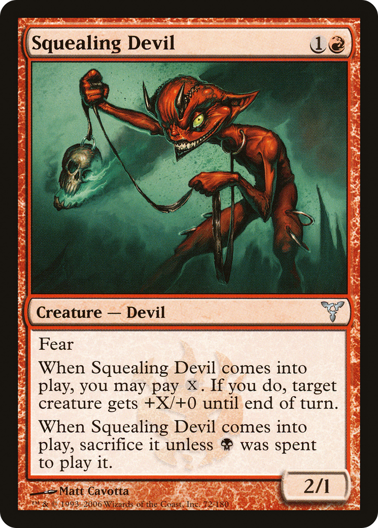 Squealing Devil (DIS-072) - Dissension - Premium MTG Single from Wizards of the Coast - Just $0.08! Shop now at Game Crave Tournament Store