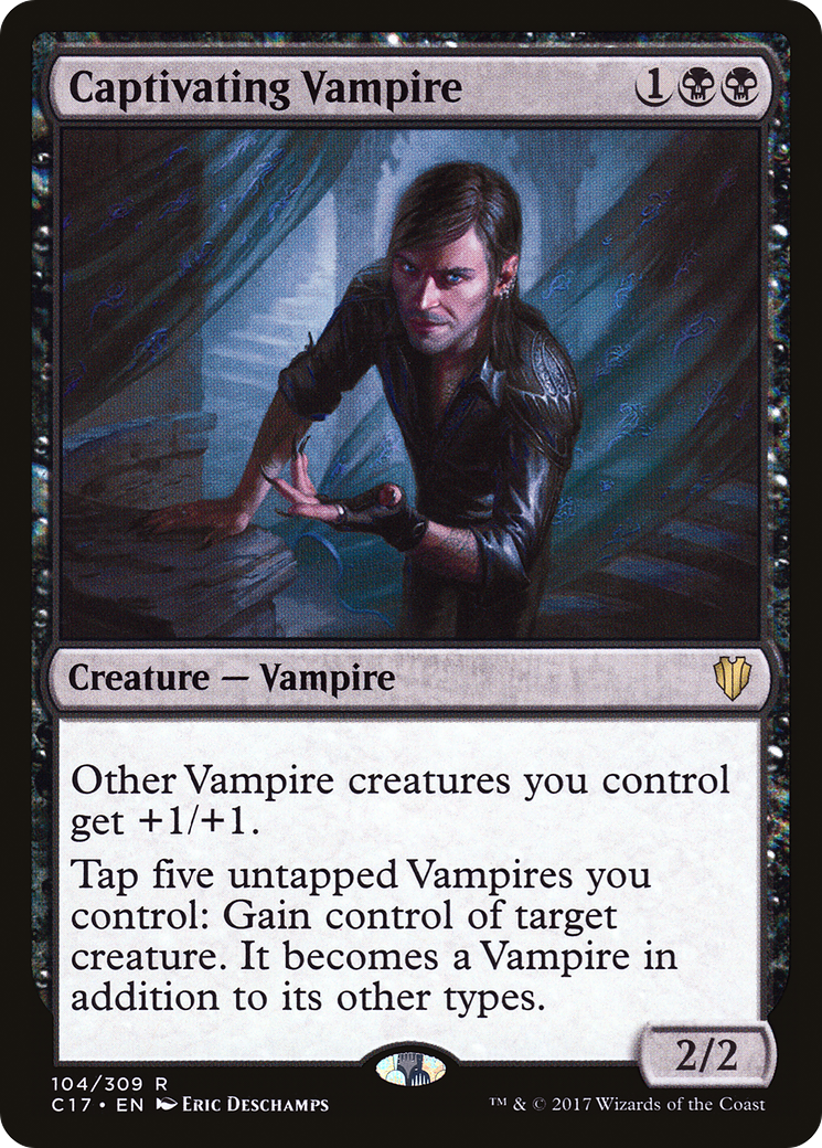 Captivating Vampire (C17-104) - Commander 2017 - Premium MTG Single from Wizards of the Coast - Just $1.34! Shop now at Game Crave Tournament Store