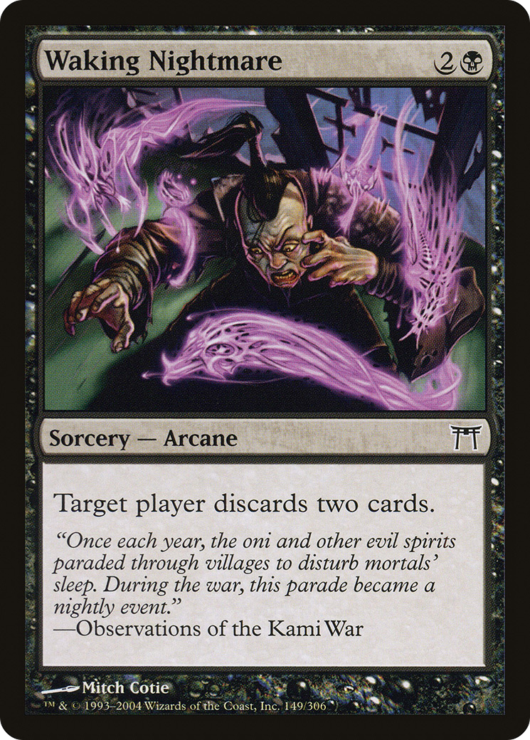 Waking Nightmare (CHK-149) - Champions of Kamigawa - Premium MTG Single from Wizards of the Coast - Just $0.08! Shop now at Game Crave Tournament Store