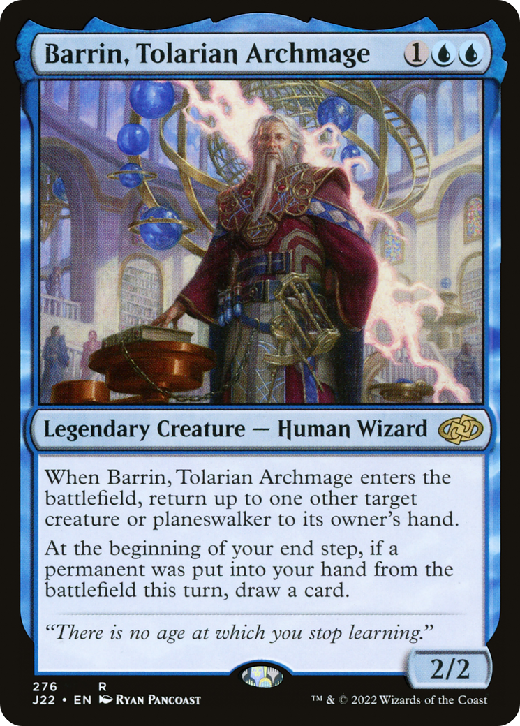 Barrin, Tolarian Archmage (J22-276) - Jumpstart 2022 - Premium MTG Single from Wizards of the Coast - Just $0.16! Shop now at Game Crave Tournament Store