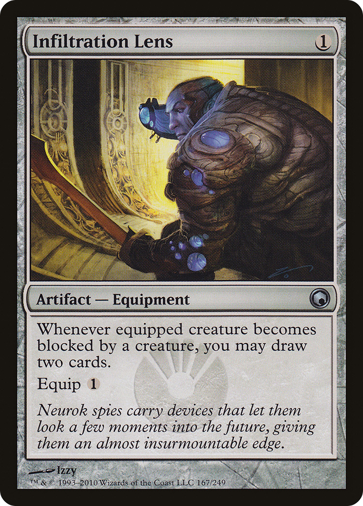 Infiltration Lens (SOM-167) - Scars of Mirrodin Foil - Premium MTG Single from Wizards of the Coast - Just $1.51! Shop now at Game Crave Tournament Store