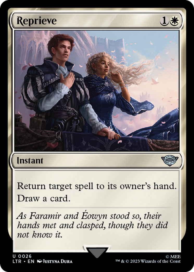 Reprieve (LTR-026) - The Lord of the Rings: Tales of Middle-earth - Premium MTG Single from Wizards of the Coast - Just $0.14! Shop now at Game Crave Tournament Store
