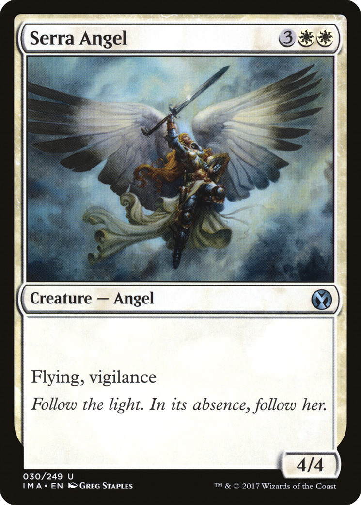 Serra Angel (IMA-030) - Iconic Masters - Premium MTG Single from Wizards of the Coast - Just $0.08! Shop now at Game Crave Tournament Store