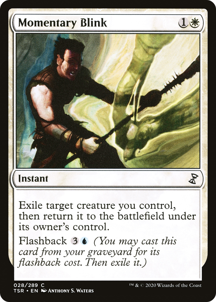 Momentary Blink (TSR-028) - Time Spiral Remastered Foil - Premium MTG Single from Wizards of the Coast - Just $0.25! Shop now at Game Crave Tournament Store