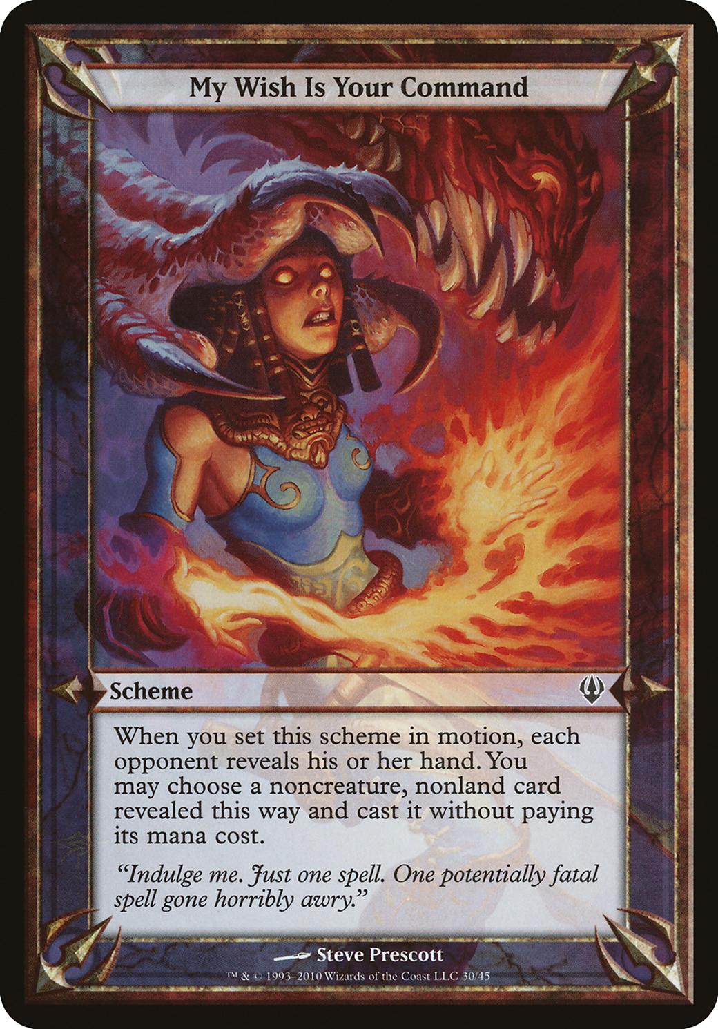 My Wish Is Your Command (OARC-30★) - Archenemy Schemes - Premium MTG Single from Wizards of the Coast - Just $1.26! Shop now at Game Crave Tournament Store