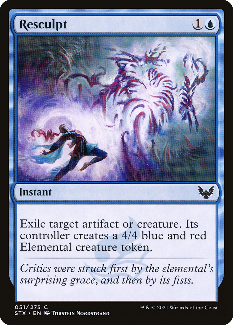 Resculpt (STX-051) - Strixhaven: School of Mages - Premium MTG Single from Wizards of the Coast - Just $0.25! Shop now at Game Crave Tournament Store
