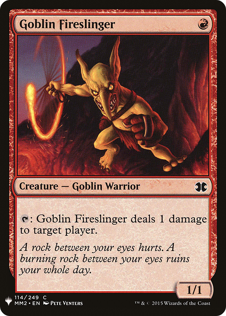 Goblin Fireslinger (MB1-953) - Mystery Booster - Premium MTG Single from Wizards of the Coast - Just $0.08! Shop now at Game Crave Tournament Store