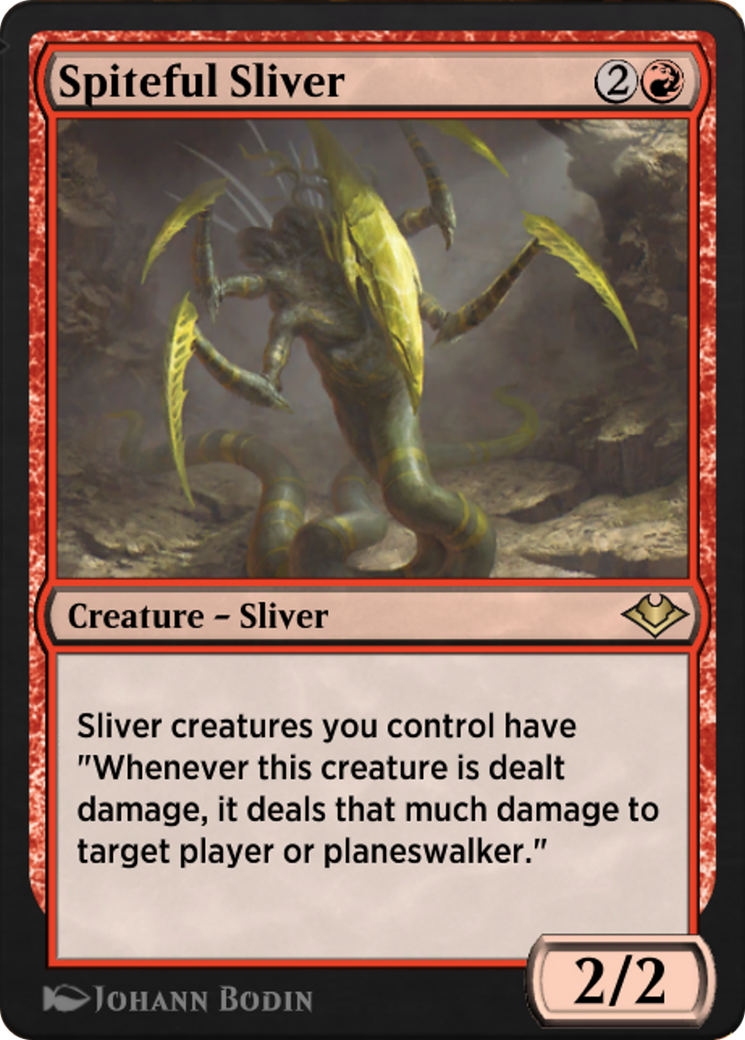 Spiteful Sliver (J21-517) - Jumpstart: Historic Horizons - Premium MTG Single from Wizards of the Coast - Just $0! Shop now at Game Crave Tournament Store