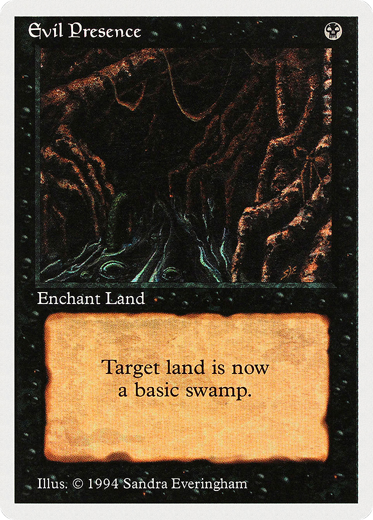 Evil Presence (SUM-110) - Summer Magic / Edgar - Premium MTG Single from Wizards of the Coast - Just $0! Shop now at Game Crave Tournament Store