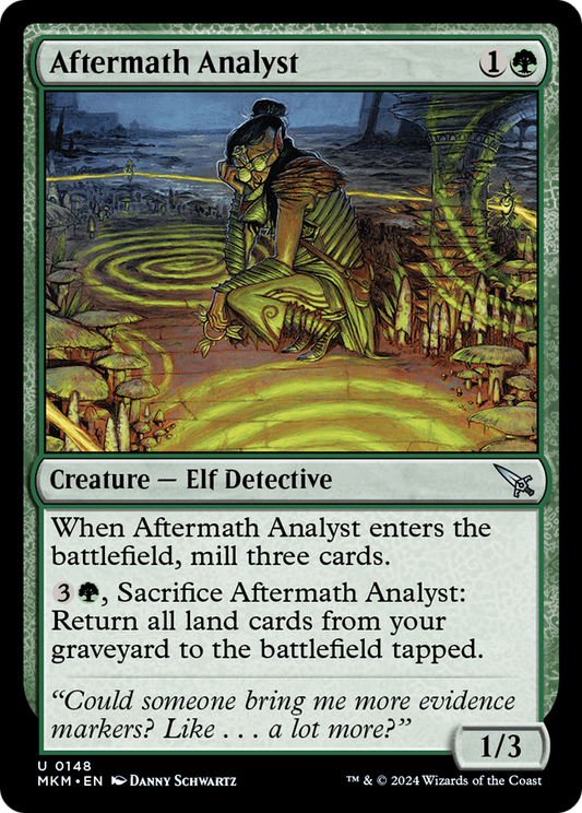 Aftermath Analyst (MKM-148) - Murders at Karlov Manor Foil - Premium MTG Single from Wizards of the Coast - Just $4.60! Shop now at Game Crave Tournament Store