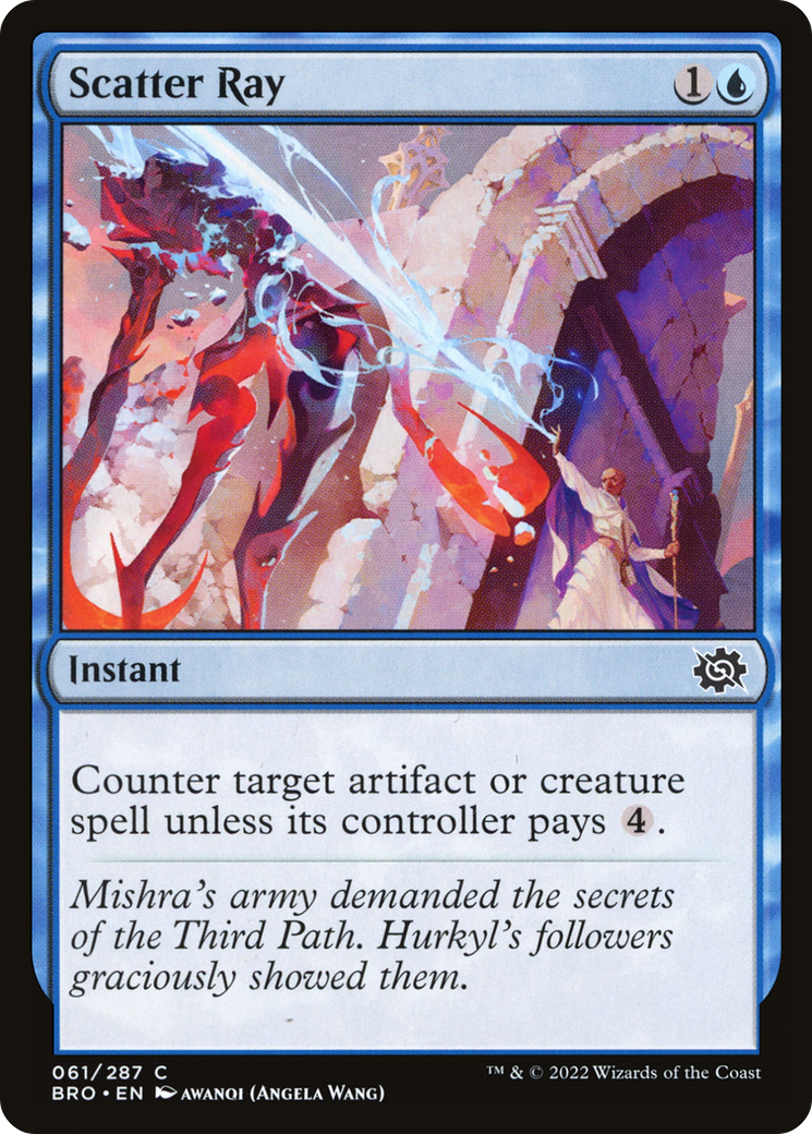 Scatter Ray (BRO-061) - The Brothers' War - Premium MTG Single from Wizards of the Coast - Just $0.25! Shop now at Game Crave Tournament Store