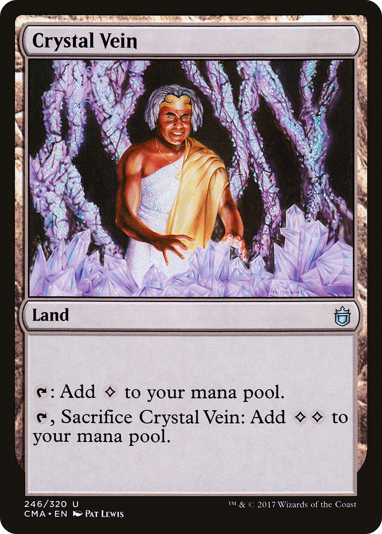 Crystal Vein (CMA-246) - Commander Anthology - Premium MTG Single from Wizards of the Coast - Just $4.61! Shop now at Game Crave Tournament Store