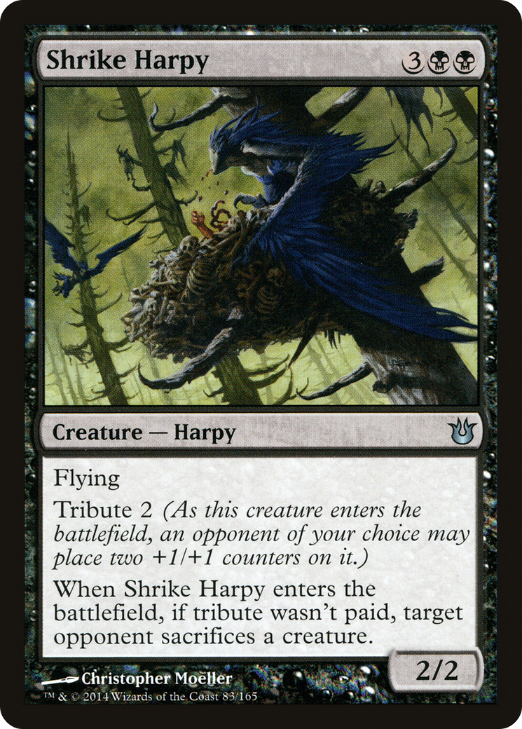Shrike Harpy (BNG-083) - Born of the Gods Foil - Premium MTG Single from Wizards of the Coast - Just $0.25! Shop now at Game Crave Tournament Store