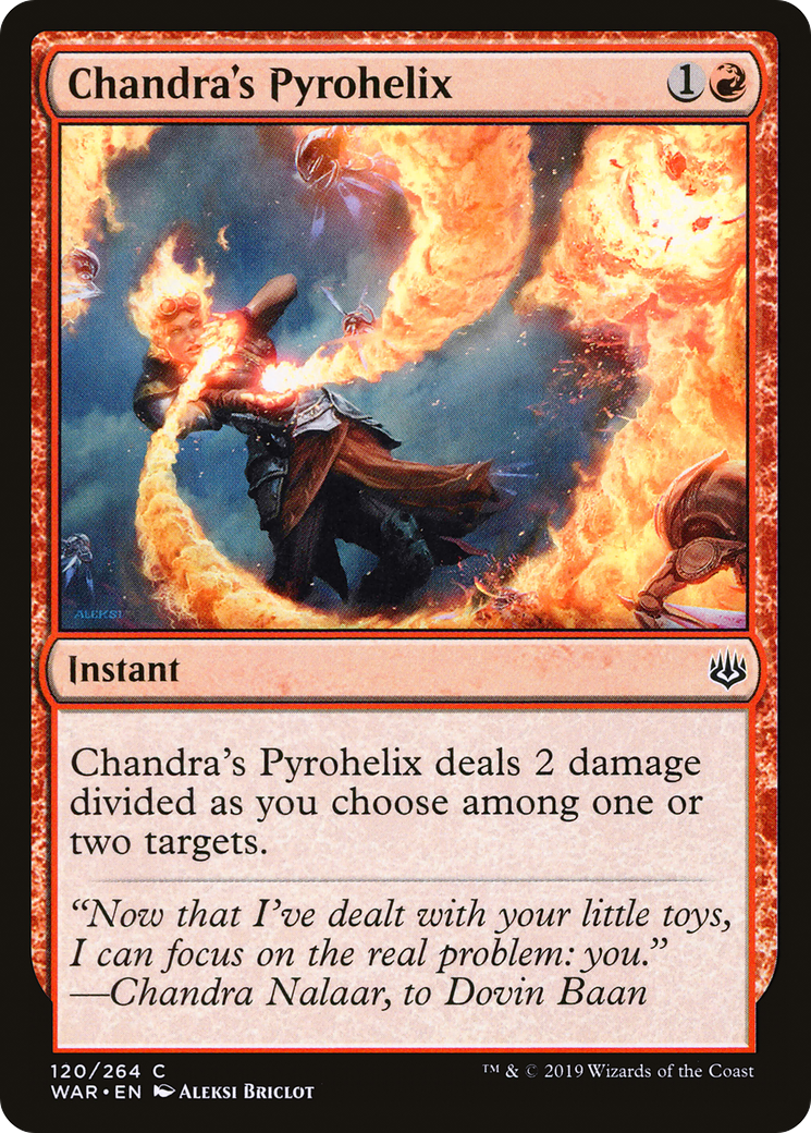 Chandra's Pyrohelix (WAR-120) - War of the Spark - Premium MTG Single from Wizards of the Coast - Just $0.08! Shop now at Game Crave Tournament Store