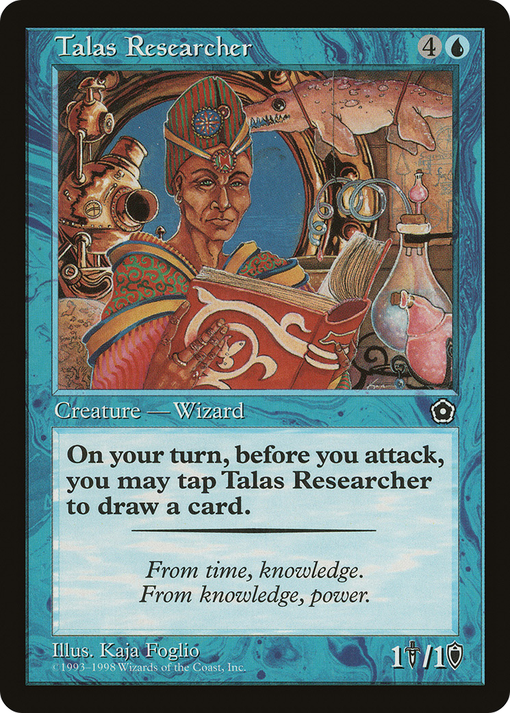 Talas Researcher (P02-051) - Portal Second Age - Premium MTG Single from Wizards of the Coast - Just $0.43! Shop now at Game Crave Tournament Store