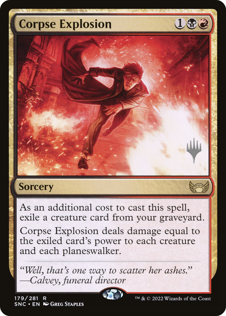 Corpse Explosion (PSNC-179P) - Streets of New Capenna Promos - Premium MTG Single from Wizards of the Coast - Just $0.08! Shop now at Game Crave Tournament Store