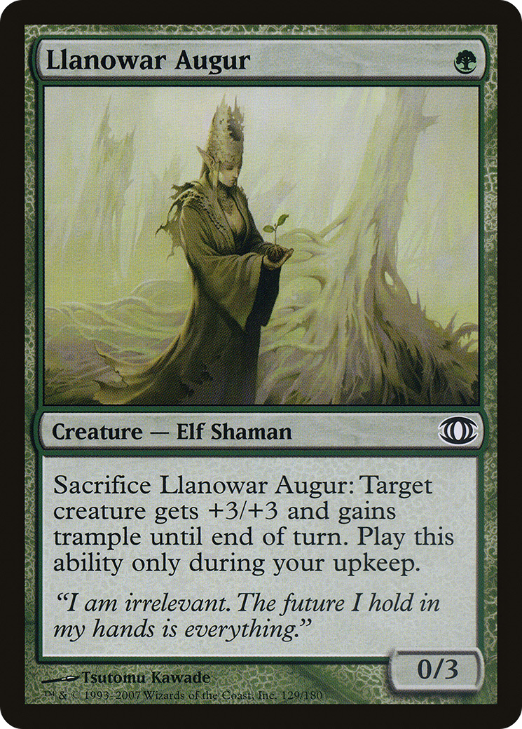 Llanowar Augur (FUT-129) - Future Sight - Premium MTG Single from Wizards of the Coast - Just $0.08! Shop now at Game Crave Tournament Store
