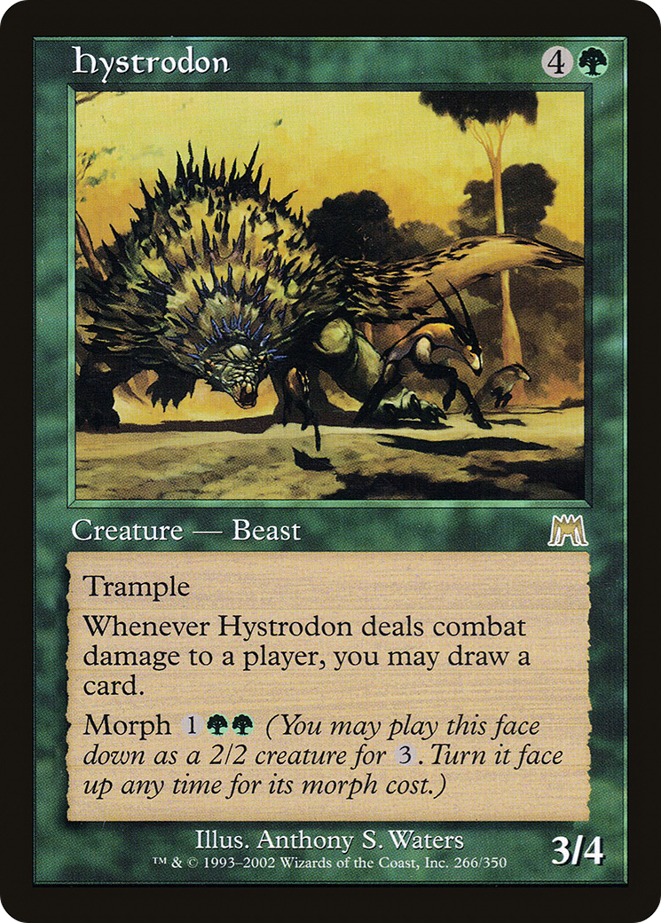 Hystrodon (ONS-266) - Onslaught Foil - Premium MTG Single from Wizards of the Coast - Just $1.67! Shop now at Game Crave Tournament Store