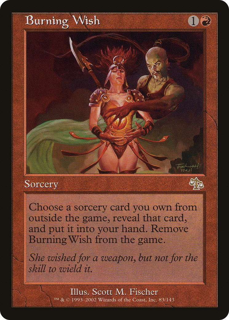 Burning Wish (JUD-083) - Judgment - Premium MTG Single from Wizards of the Coast - Just $1.03! Shop now at Game Crave Tournament Store