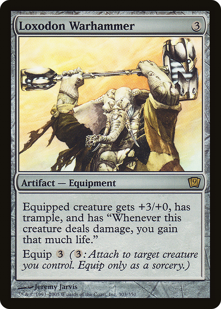 Loxodon Warhammer (9ED-303★) - Ninth Edition Foil - Premium MTG Single from Wizards of the Coast - Just $3.21! Shop now at Game Crave Tournament Store