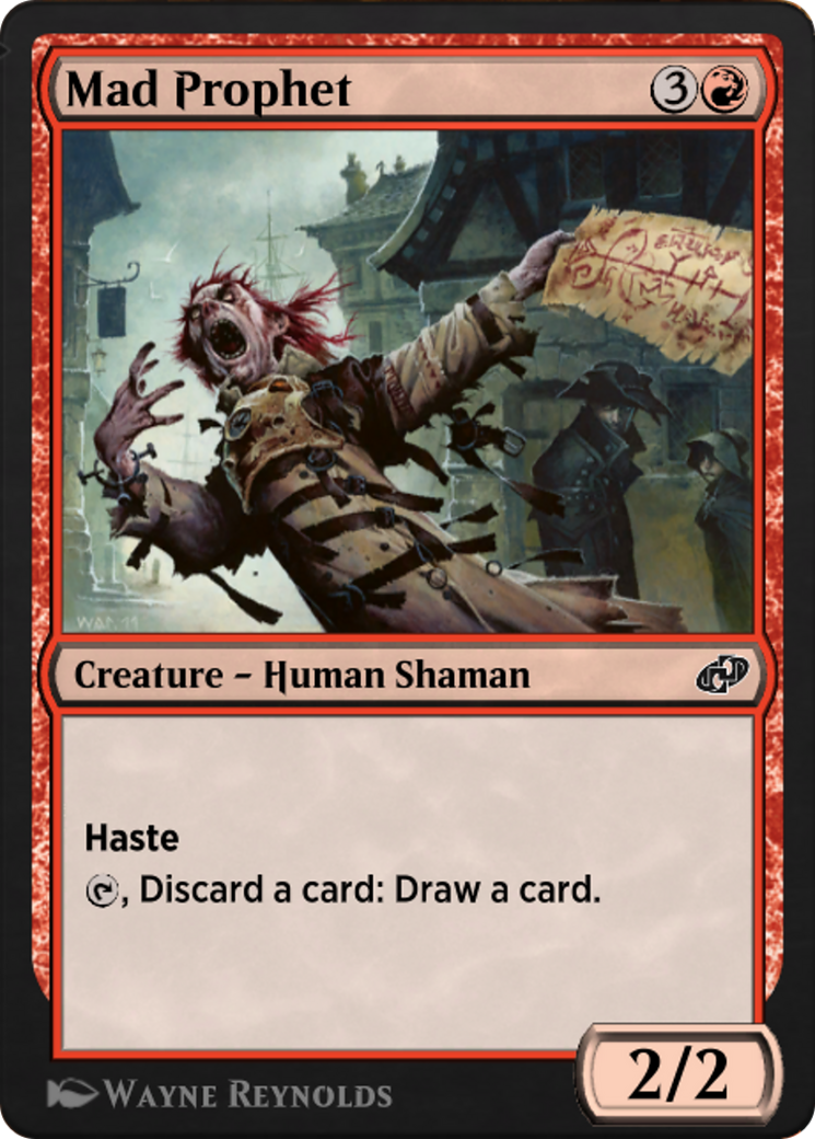 Mad Prophet (J21-487) - Jumpstart: Historic Horizons - Premium MTG Single from Wizards of the Coast - Just $0! Shop now at Game Crave Tournament Store