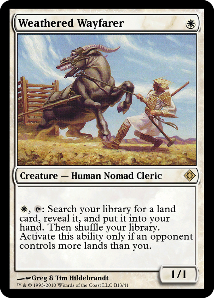 Weathered Wayfarer (TD0-B13) - Magic Online Theme Decks - Premium MTG Single from Wizards of the Coast - Just $0! Shop now at Game Crave Tournament Store