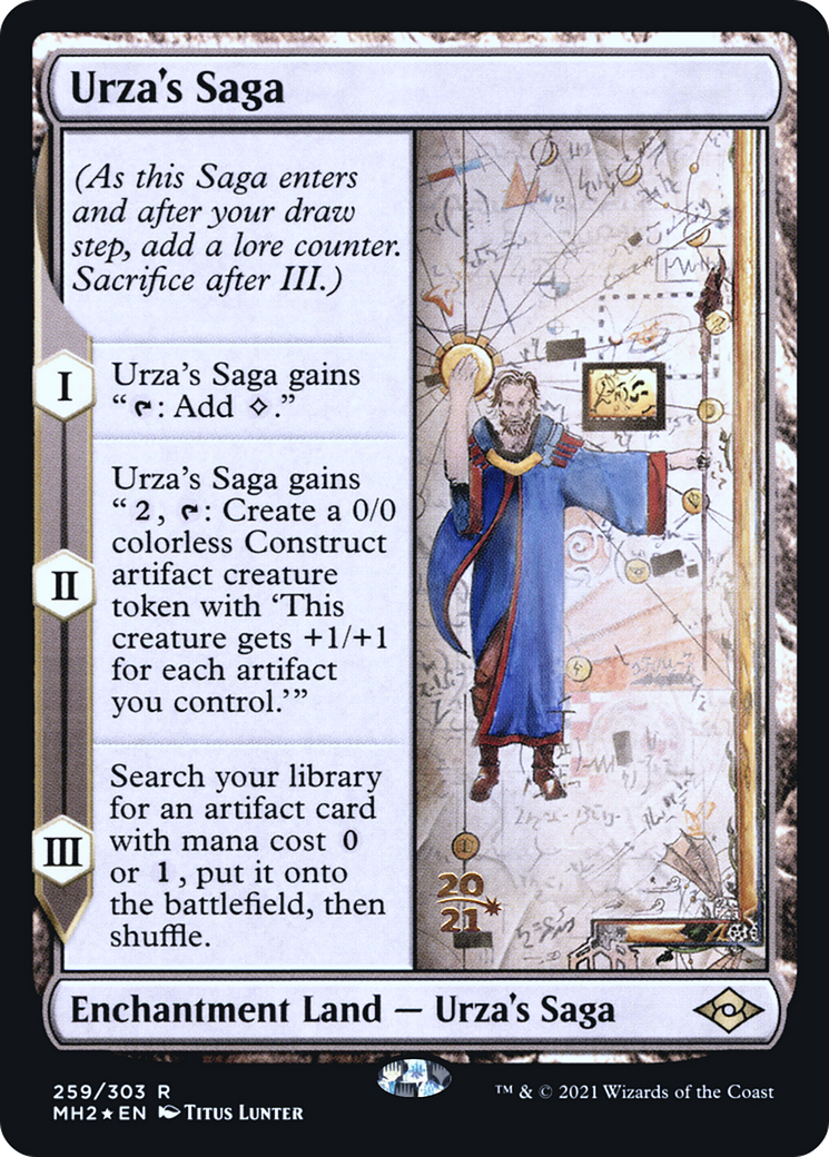 Urza's Saga (PMH2-259S) - Modern Horizons 2 Promos Foil - Premium MTG Single from Wizards of the Coast - Just $17.18! Shop now at Game Crave Tournament Store