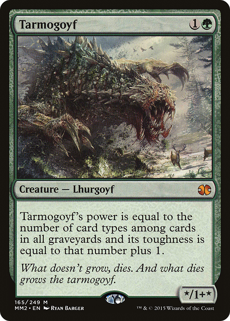 Tarmogoyf (MM2-165) - Modern Masters 2015 Foil - Premium MTG Single from Wizards of the Coast - Just $4.83! Shop now at Game Crave Tournament Store
