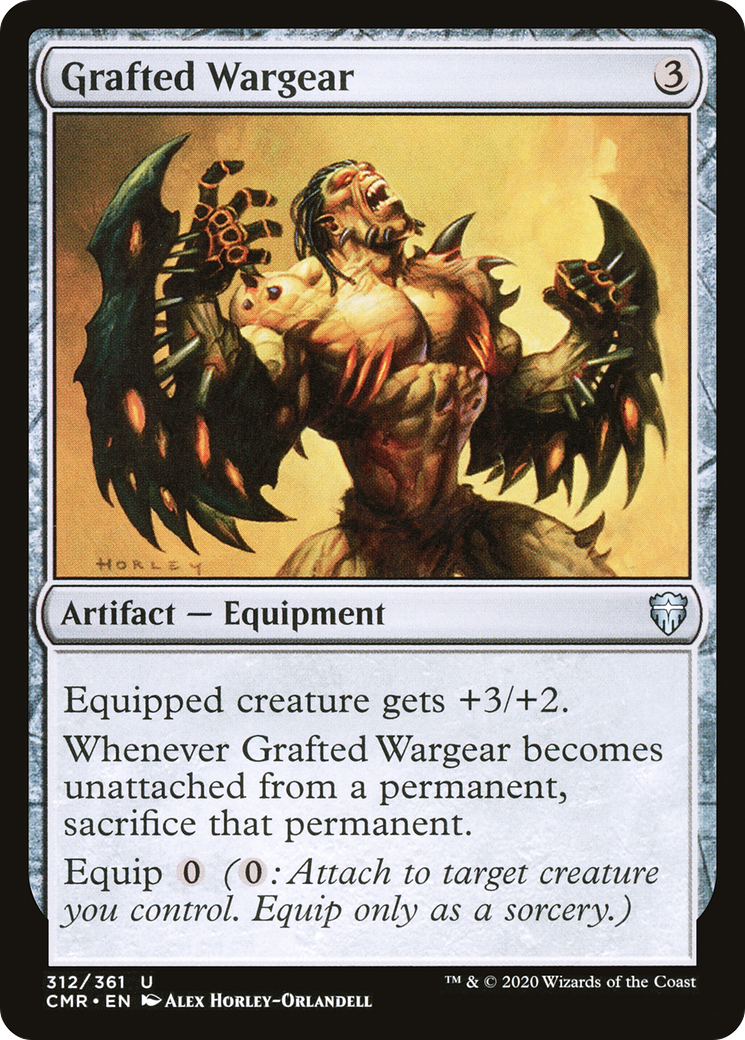 Grafted Wargear (CMR-312) - Commander Legends - Premium MTG Single from Wizards of the Coast - Just $0.08! Shop now at Game Crave Tournament Store
