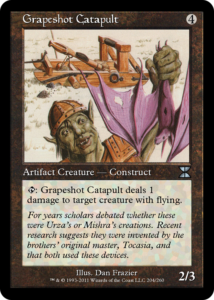 Grapeshot Catapult (ME4-204) - Masters Edition IV - Premium MTG Single from Wizards of the Coast - Just $0! Shop now at Game Crave Tournament Store