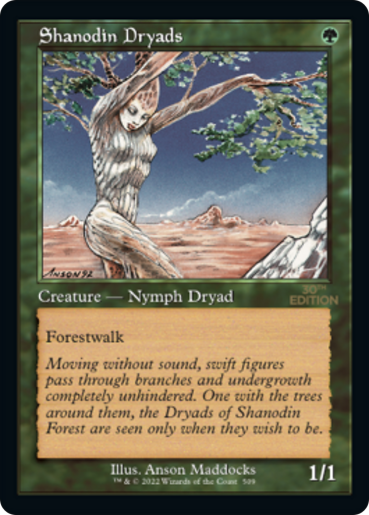 Shanodin Dryads (30A-509) - 30th Anniversary Edition - Premium MTG Single from Wizards of the Coast - Just $0! Shop now at Game Crave Tournament Store