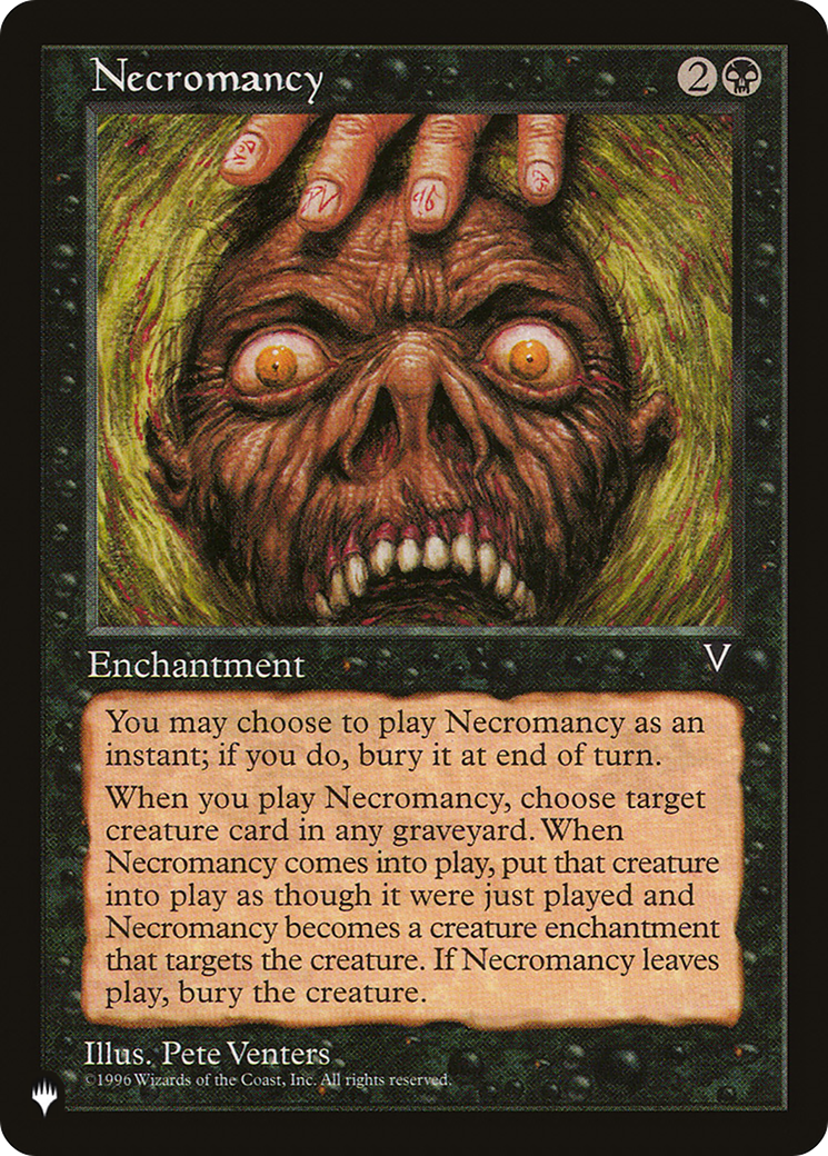 Necromancy (PLIST-107) - The List - Premium MTG Single from Wizards of the Coast - Just $2.33! Shop now at Game Crave Tournament Store