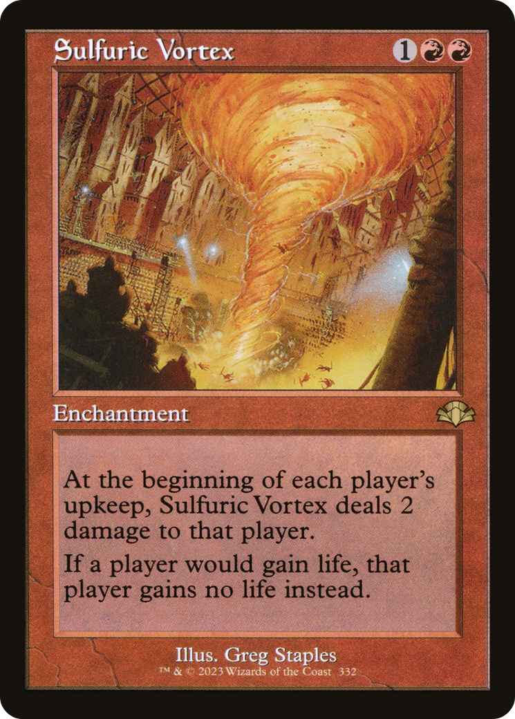 Sulfuric Vortex (DMR-332) - Dominaria Remastered - Premium MTG Single from Wizards of the Coast - Just $0.15! Shop now at Game Crave Tournament Store