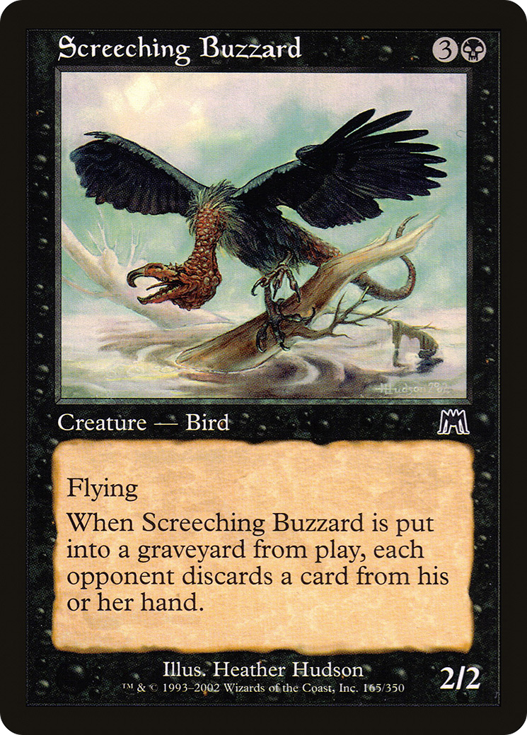 Screeching Buzzard (ONS-165) - Onslaught - Premium MTG Single from Wizards of the Coast - Just $0.08! Shop now at Game Crave Tournament Store