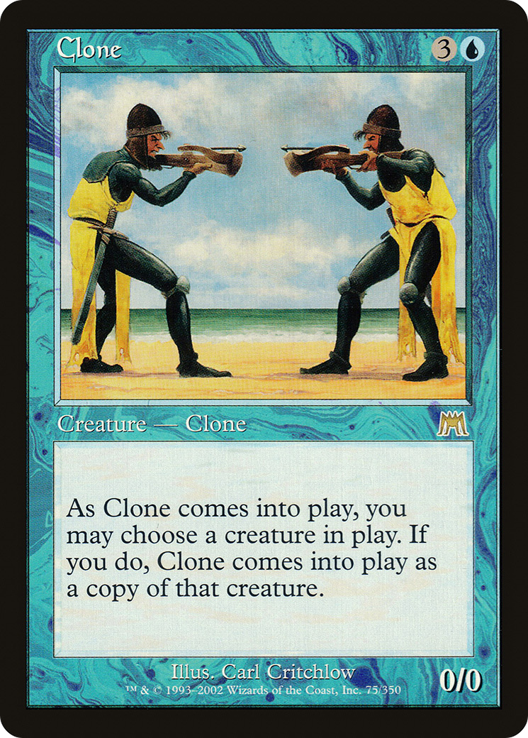 Clone (ONS-075) - Onslaught Foil - Premium MTG Single from Wizards of the Coast - Just $4.19! Shop now at Game Crave Tournament Store