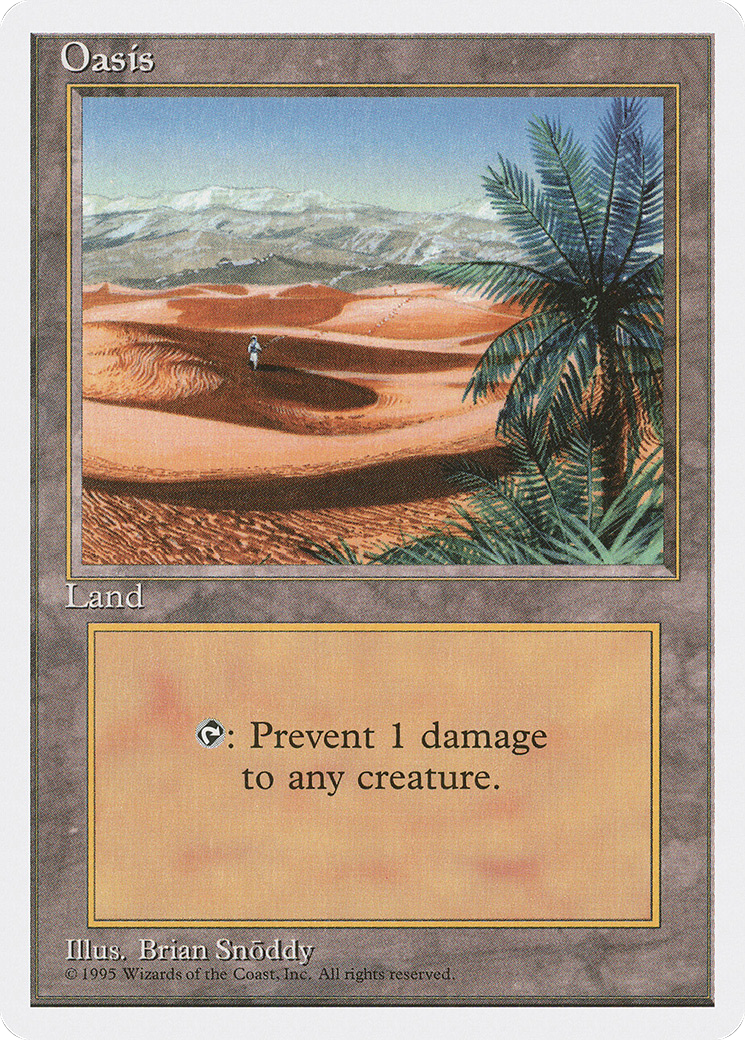 Oasis (4ED-362) - Fourth Edition - Premium MTG Single from Wizards of the Coast - Just $0.08! Shop now at Game Crave Tournament Store