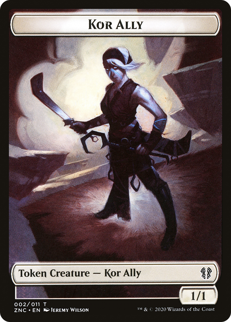 Kor Ally (TZNC-002) - Zendikar Rising Commander Tokens - Premium MTG Single from Wizards of the Coast - Just $0! Shop now at Game Crave Tournament Store