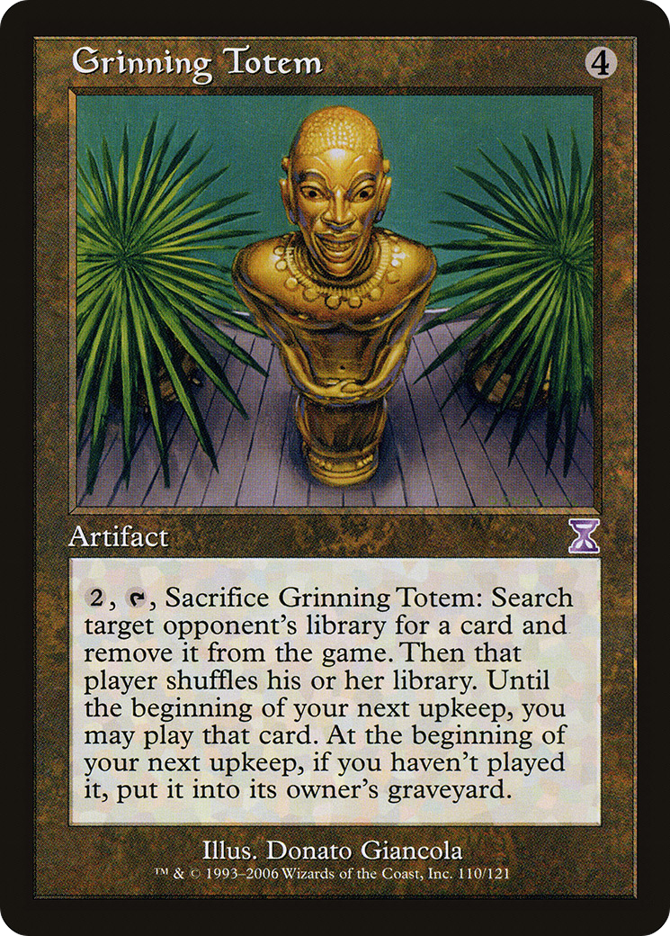 Grinning Totem (TSB-110) - Time Spiral Timeshifted Foil - Premium MTG Single from Wizards of the Coast - Just $2.20! Shop now at Game Crave Tournament Store